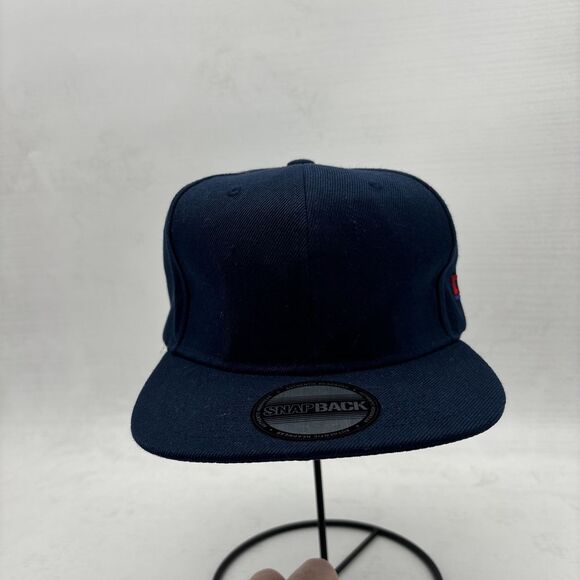 Vintage SnapBack Hat 90s Dole Patch On Side Red Hello Blue - Picture 2 of 10
